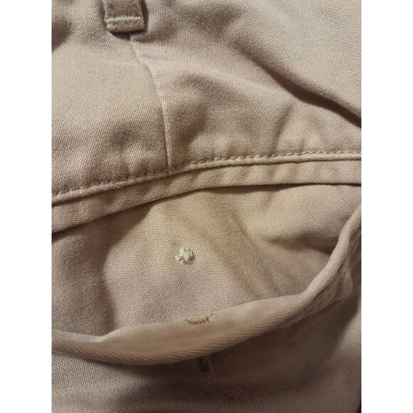 Vintage Y2K Tommy Hilfiger Wide Leg 42 x 32 Baggy Streetwear Chino Pants Tan - Picture 7 of 7